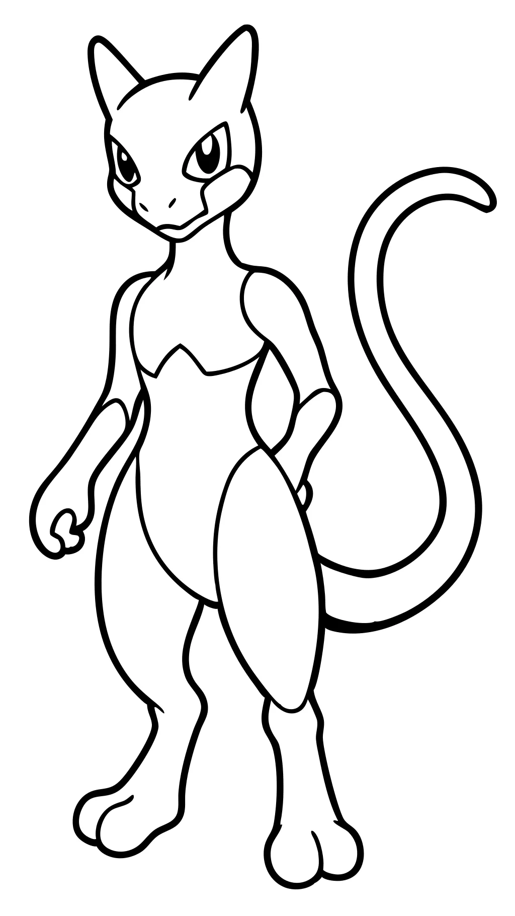 mewtwo pokemon coloring pages